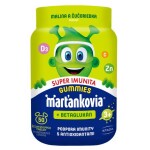 WALMARK Marťankovia gummy super imunita & betaglukán malina a čučoriedka 50 ks