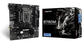 Biostar B760MX2-E D4 / Základná doska / B760M / LGA 1700 / 2x DDR4 / PCIEx16 / 1x GLAN / mATX (B760MX2E)