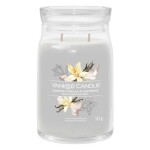 Yankee Candle Signature Smoked Vanilla amp; Cashmere veľký pohár 567g / doba horenia až: 90h (5038581129341)