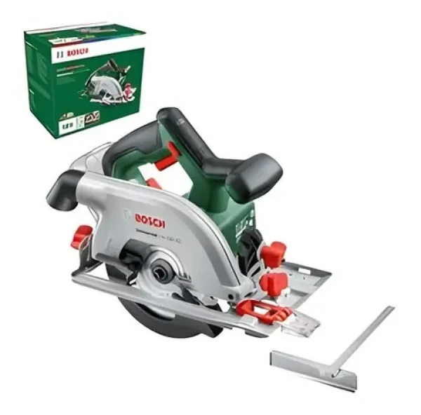 BOSCH UniversalCirc 18V-53 zelená/čierna / Aku okružná píla / 18V / bez aku a nabíjačky / rez 53 mm (06033B1400)