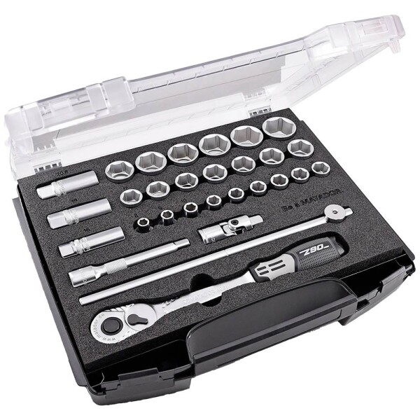 Matador Schraubwerkzeuge smartyBOX S4 súprava nástrčných kľúčov, metrický, 1/4 (6,3 mm), 75dielna, 81454118; 81454118