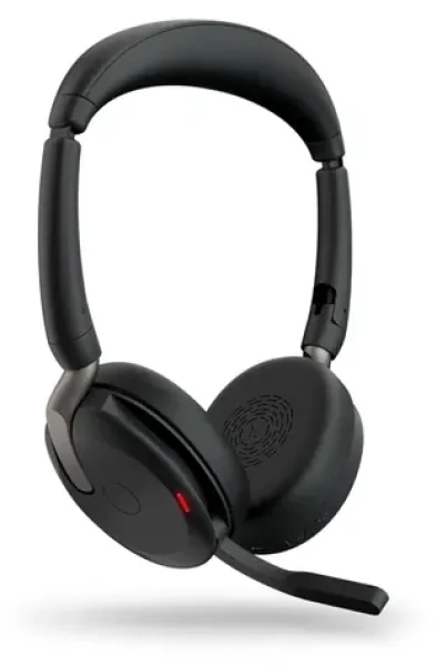 Jabra Evolve2 65 Flex černá / Sluchátka / mikrofon / ANC / Bluetooth 5.2 / USB-C / UC Stereo (26699-989-889)