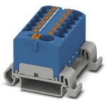 Phoenix Contact 3273748 blok rozvádzača 28.6 mm pružinová svorka modrá 8 ks; 3273748