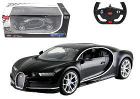 Mamido Autíčko Bugatti Chiron na diaľkové ovládanie RC 1:14 čierne