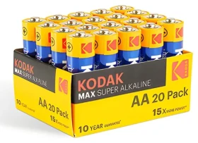 Kodak MAX SUPER / Alkalická batéria AA / 20 ks (KOD-LR6MAXPK20)