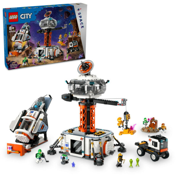 Lego Stavebnica LEGO City Vesmírna základňa a štartovacia rampa pre raketu 60434