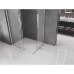 MEXEN/S - Velar L Duo sprchovací kút, posuvné dvere 90 x 80, dekor, chróm 871-090-080-02-33-01