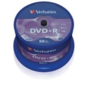 Verbatim 50ks DVD+R 4.7GB 16x / Spindl (43550)