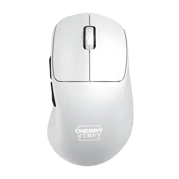 Cherry Xtrfy M64 Pro Wireless biela/čierna / Bezdrôtová herná myš / Optická / 26000 DPI / 8000 Hz / 2.4 GHz (CX-M64W-PRO-WHITE)