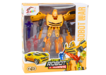 Mamido Auto-robot Transformers 2v1 športový žltý