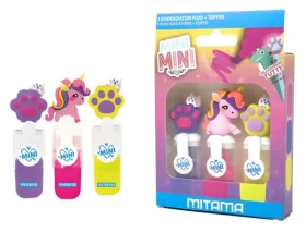 Mitama Mini Mini / Zvýrazňovač / sada 3 ks / neón / hrot 5 mm (63879)