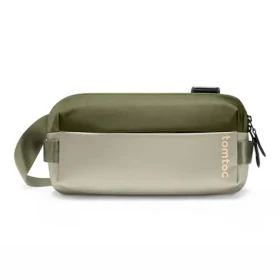 Tomtoc Explorer T21 Sling Bag S olivovo zelená / Taška / crossbody (T21S1T1)