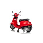 Mamido Detský elektrický skúter Vespa ROMA červený