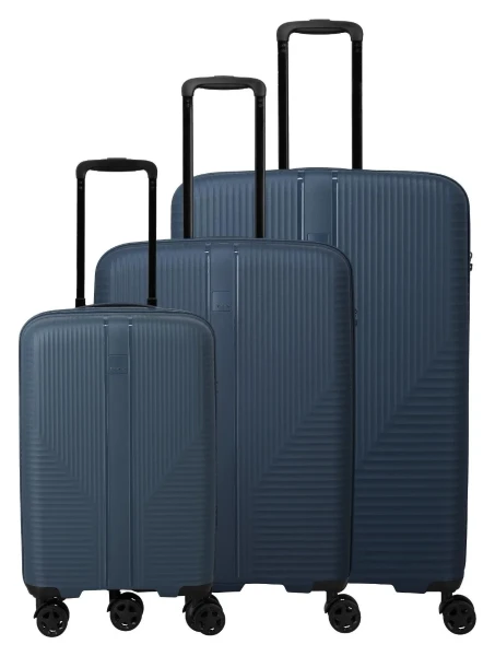 Travelite Air Stripe S,M,L Slim Navy S: 37 l / M: 75/86 l / L: 104 L TRAVELITE-7000341-20