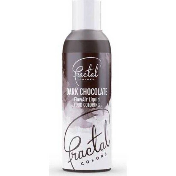Airbrush farba tekutá Fractal - Dark Chocolate (100 ml) - dortis - dortis