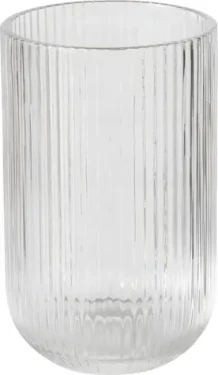 Boltze Poháre Rigano ryhované sklo / Poháre / 320 ml