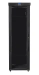 Lanberg Rozvádzač 47U čierna / Stojanový rozvádzač / 19" / 800x1200 mm / LCD panel / nosnosť 1200 kg (FF01-8247-12BL)
