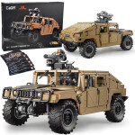 Mamido Súprava kociek 3935-ele vojenské auto Humvee 1:8 pohyblivé prvky ZA5252