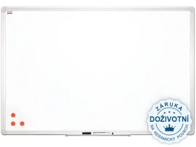 2x3 Keramická tabuľa 60 x 45 cm / Tabuľa / keramický povrch / hliníkový rám / biela