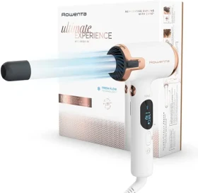 Rowenta curling iron CF 4310 bielo-zlatá / kulma na vlasy / 140 W / 200 ° C / ionizácia (CF 4310)