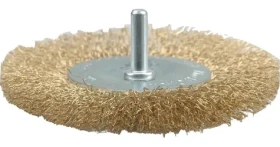 Vorel Kefa drôtená bočná s nástavcom do vŕtačky 75 mm / Kefa do vŕtačky / Pomosadený drôt / Priemer 75 mm