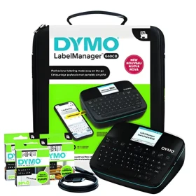 Dymo LabelManager Executive 640 CB čierna / Tlačiareň samolepiacich štítkov / Bluetooth / 180 dpi / páska 6-24 mm (2202121)