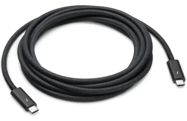 Apple Thunderbolt 4 (USB-C) Pre Cable čierna / Kábel / Thunderbolt 4 / 40 Gb/s / 100 W / 3 m (MW5H3ZM/A)