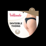 Dámske bezšvové tangá INVISIBLE THONG - BELLINDA - nude M