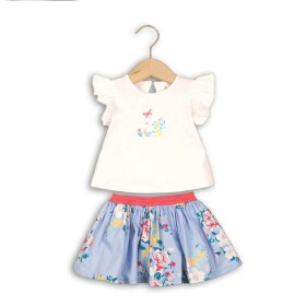 Dievčenské set, tričko a sukňa, Minoti, ROSE 5, holka - 74/80 | 9-12m