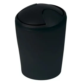Spirella MOVE výklopný odpadkový kôš 5 L čierny / plast (7610583149558)