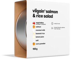 Vilgain Lososový šalát – s ryžou 150 g