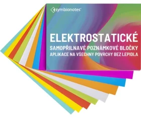 SYMBIO Elektrostatické poznámkové bločky modré / 190 x 100 mm / 100 listov / obojstranné (SYNT190100B100)