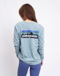 Patagonia W's L/S P-6 Logo Responsibili-Tee® Blue Sage M