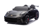 Mamido Mamido Elektrické autíčko Porsche 911 GT3 XXL | 24V14Ah | 12km/h | Nafukovacie kolesá | 2x320W | Pre 2 deti | Lakované čierne