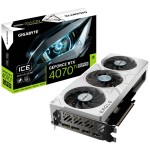 GIGABYTE GeForce RTX 4070 Ti SUPER EAGLE OC ICE 16GB / 2340-2640 MHz / 16GB D6 / 256-bit / 1x HDMI 3x DP / (16) 750W (GV-N407TSEAGLEOC ICE-16GD)