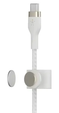 Belkin BOOST CHARGE Pre Flex / Kábel / USB-C na Lightning / Silikónový (CAA011BT2MWH)