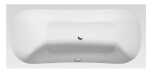 AQUALINE - JIZERA vaňa 180x80x39cm, biela G1880
