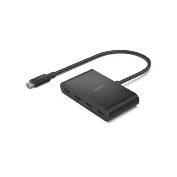 Belkin Connect USB-C Hub čierna / 4X USB-C / 100W / PD (AVC018btBK)