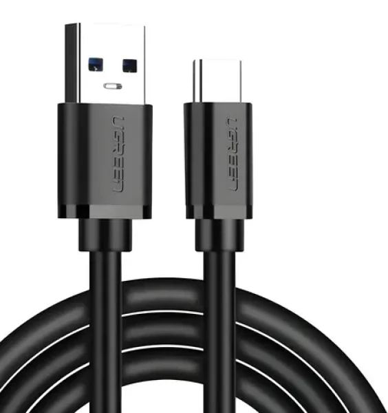 Ugreen USB-A (M) - USB-C (M) 1,5 m čierna / Kábel / USB 3.0 / Rýchlonabíjanie (20883)