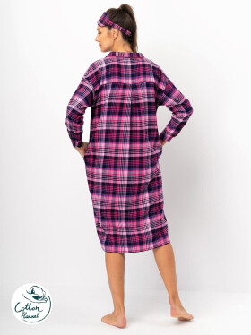 Dámska košeľa bez gombíkov Key LND 490 B25 dĺžka/r S-XL fuchsie L