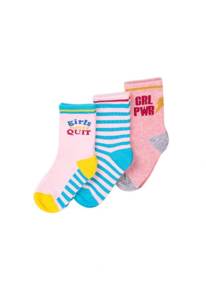 Dievčenské ponožky 3pack, Minoti, KG SOCK 28, dievča - 122/128 | 7/8let