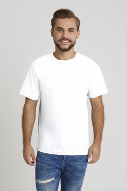 Pánske tričko Gucio T-Shirt 3XL-4XL bílá 4XL