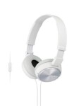 Sony MDR-ZX310AP Biela / Slúchadlá s opaskom / vstavaný mikrofón / 30mm reproduktory / 98 dB (MDRZX310APW.CE7)