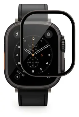 Epico UNUM SapphireShield čierna / Ochranné sklo / Apple Watch Ultra 49mm / zafírové sklo / titánový rámček (73812151300007)