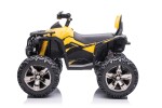 Mamido Mamido Detská elektrická štvorkolka ATV Power 12V 14Ah 4x4 žltá