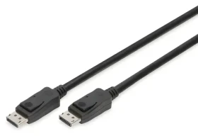 Digitus DisplayPort 3 m / Kábel / DP/M - DP/M / so zámkom / UHD 8K / verzia 1.3/1.4 (AK-340106-030-S)