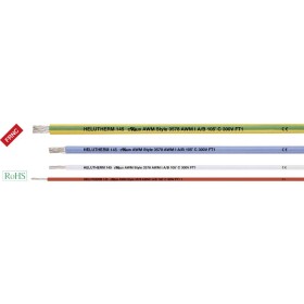 HELU 61821-100 vysokoteplotný drôt, HELUTHERM 145, 1 x 0.24 mm², biela, 100 m; 61821-100