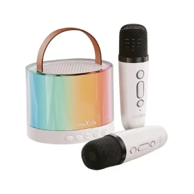 Maxlife MXKS-200 / Karaoke set / 5W / Bluetooth 5.0 / jack 3.5mm / RGB / biela (BLUMCPMXKS200WH)