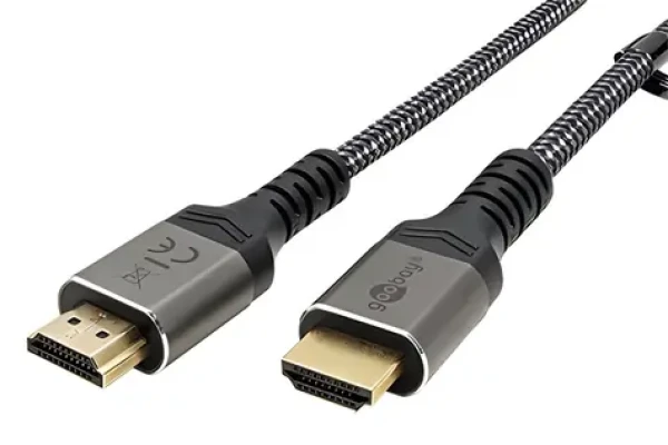 Goobay PLUS HDMI kábel s Ethernetom 3 m / Kábel HDMI / High Speed / Ultra HD 18 Gbps (64995)
