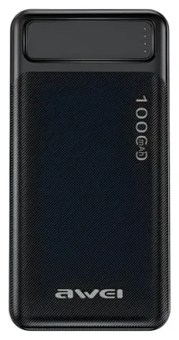 P5K čierna / Powerbanka / 10000 mAh / 2x USB / 2,1 A (AWE000183)